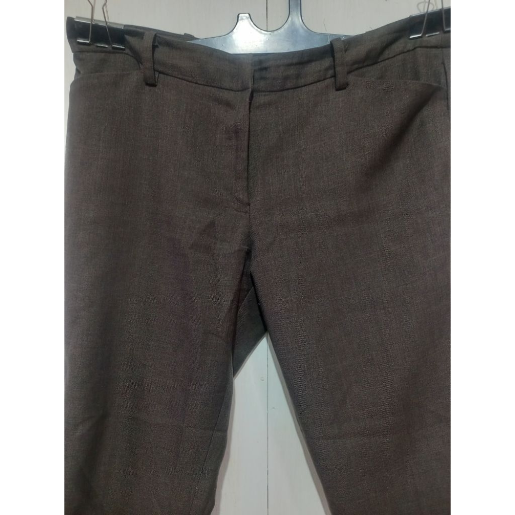 Preloved Celana Kerja Wanita Coklat size XL