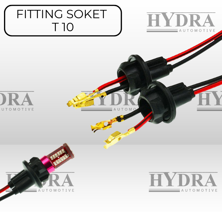 Fitting soket T10 lampu sein soket fiting lampu T10 universal pitting soket T10 kualitas premium