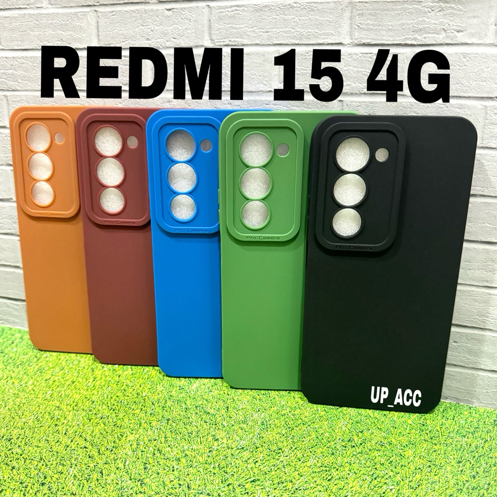 REDMI 15 5A 6A 7A 9A 9C 10A 13 4G 13C 15C Case Pro Camera Protect / Case Candy Makaron TPU lens Prot