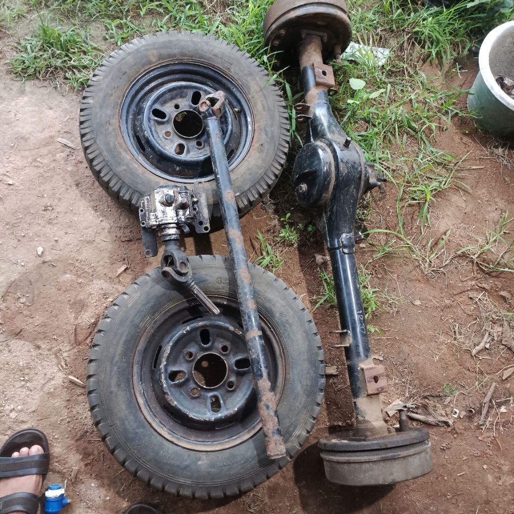 gardan viar roda tiga set bahan rakitan