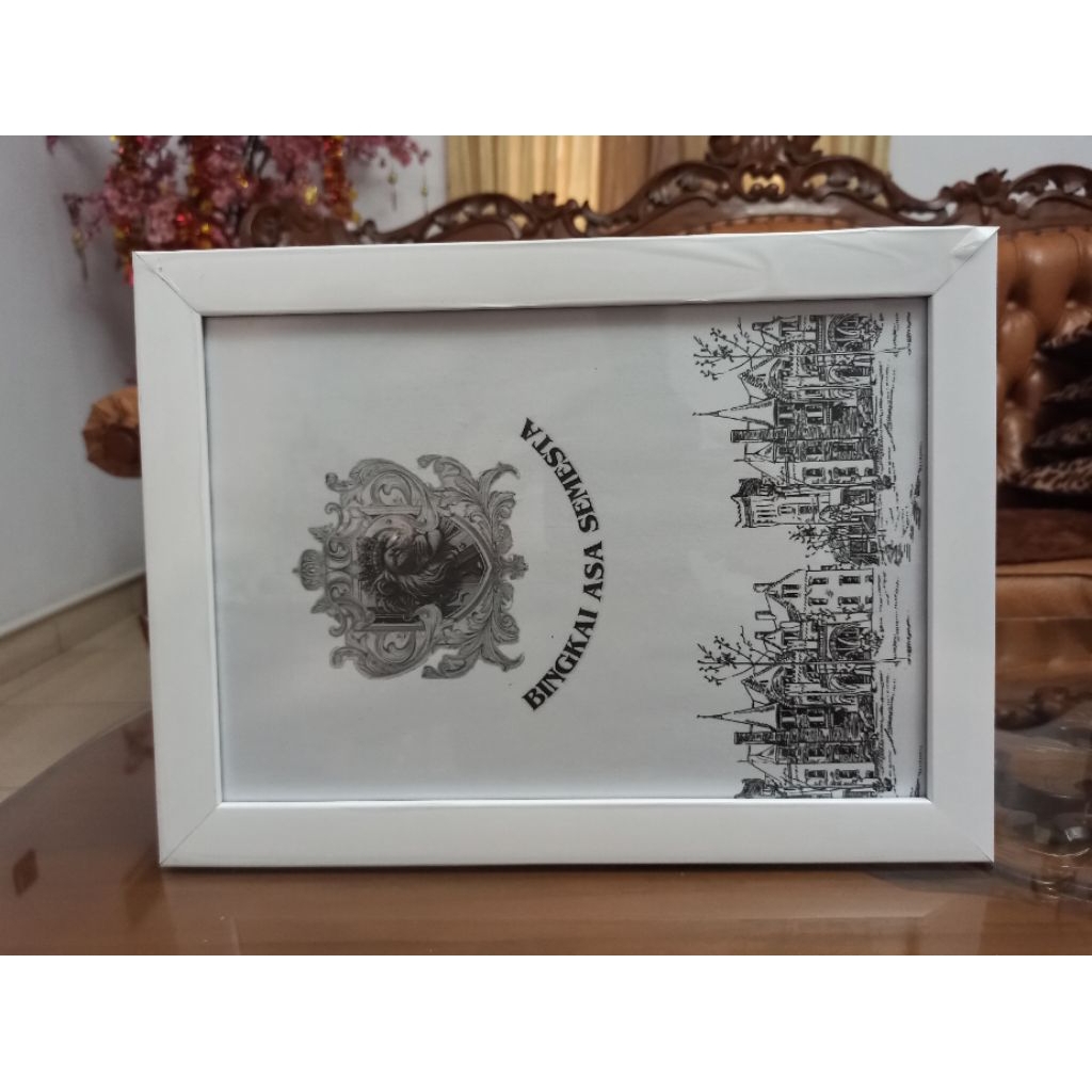 BINGKAI FRAME FIGURA FOTO UNTUK IJAZAH A4 (21×30) (TANPA KACA)