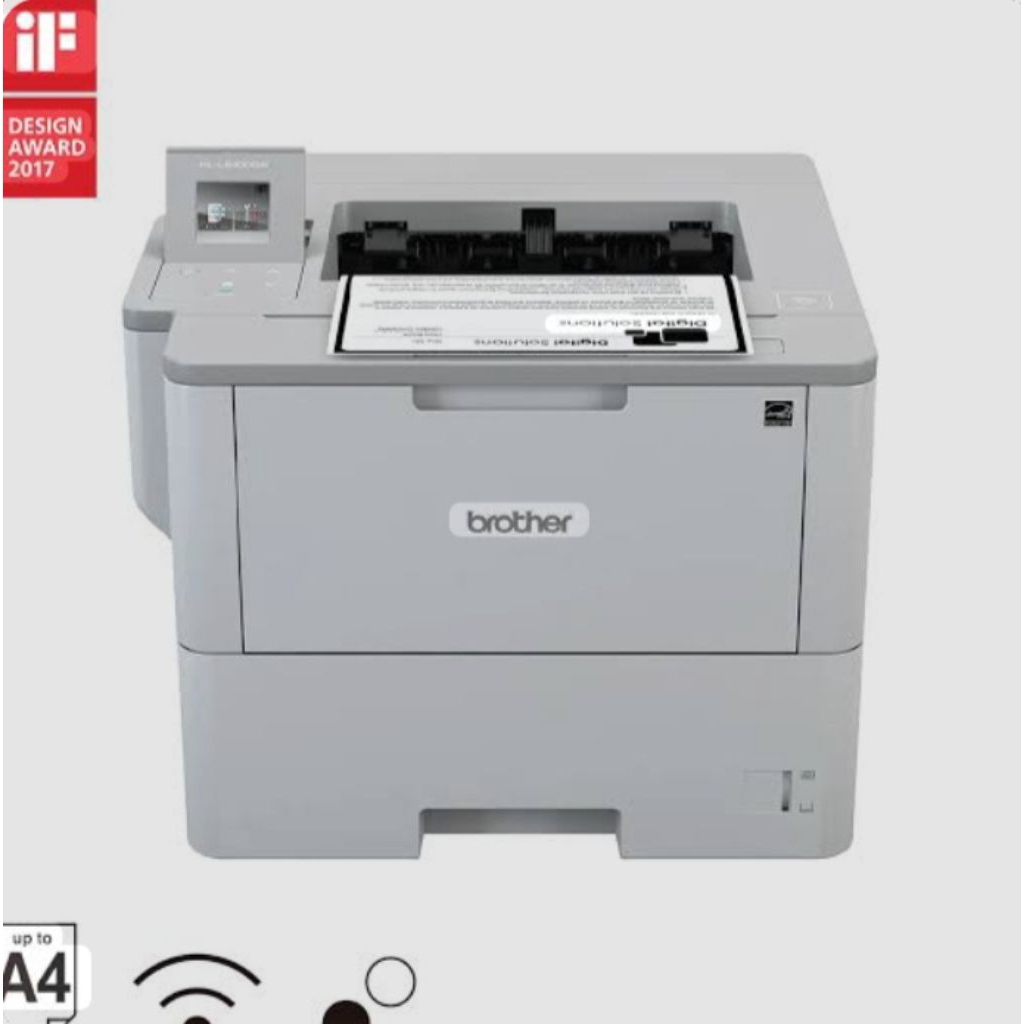 Brother HL-L6400DW Printer Laser Monokrom - Cetak Cepat 50 ppm dengan Konektivitas Nirkabel