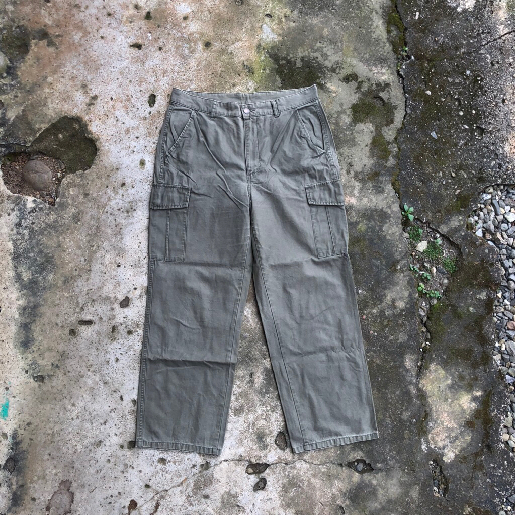 Uniqlo cargo pants washed ( second/bekas )
