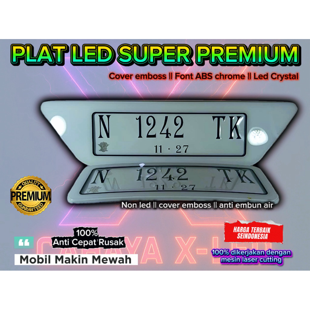 plat custom variasi mobil, variasi mobil ekterior, plat timbulan, plat murah, angka timbul murah, co