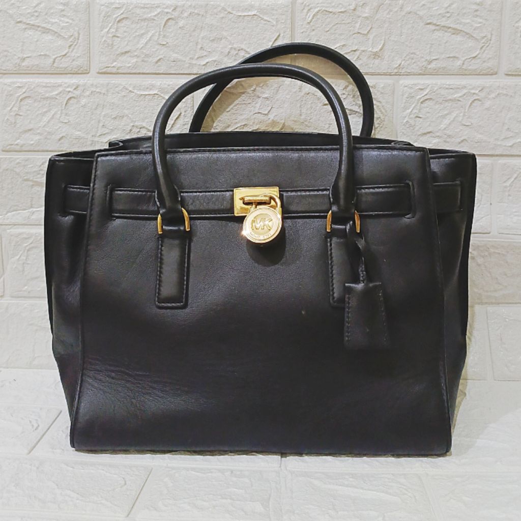 Tas Michael Kors / MK Hamilton Hitam (preloved/second)
