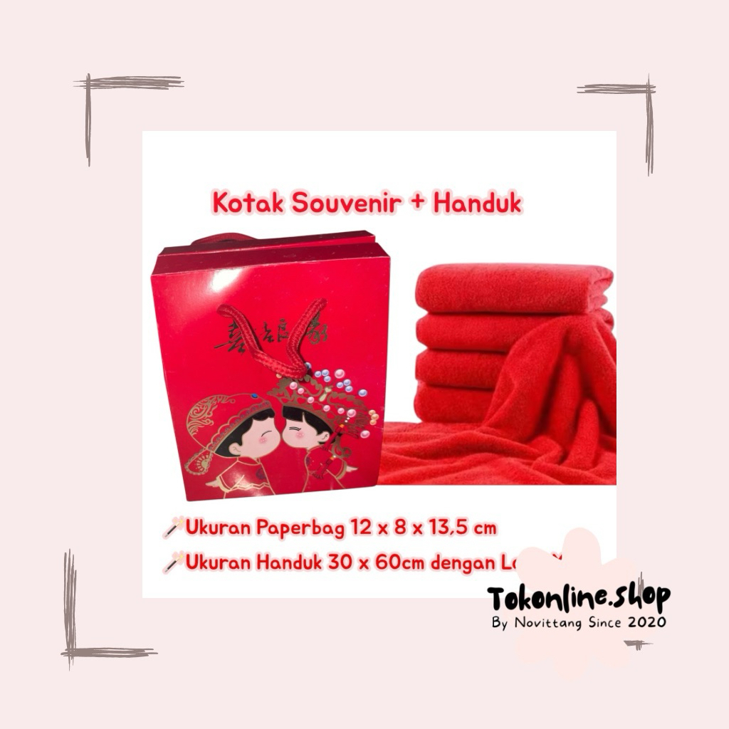 Kotak Souvenir Dan Handuk Wedding/Teapai/Sangjit