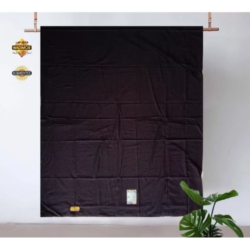 CD Sarung Wadimor Polos Hitam Putih Premium Lembut || Sarung Wadimor Dewasa Katun Premium Nyaman