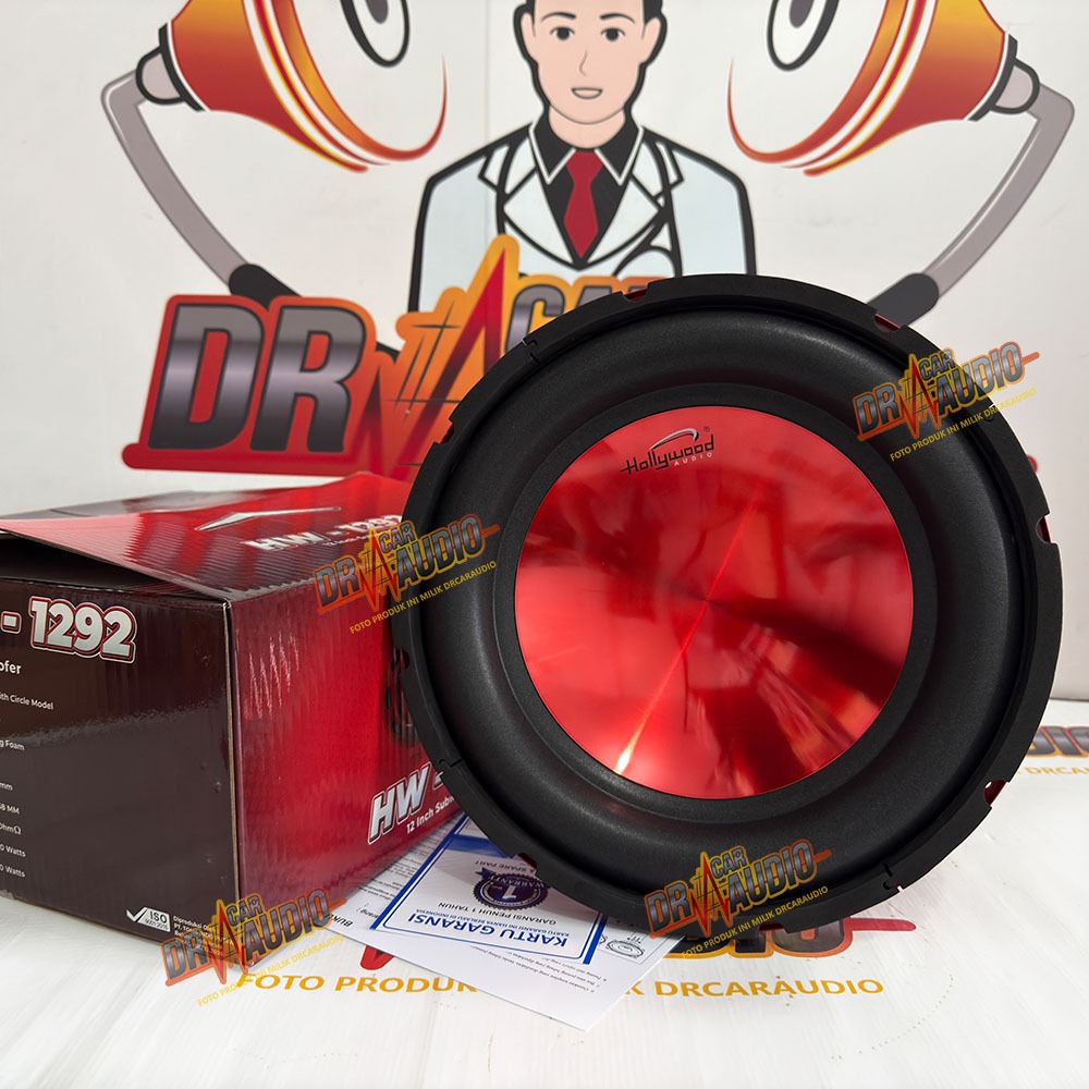 Subwoofer Mobil 12 Inch Hollywood HW Double Voice Coil Speaker 12 Inch