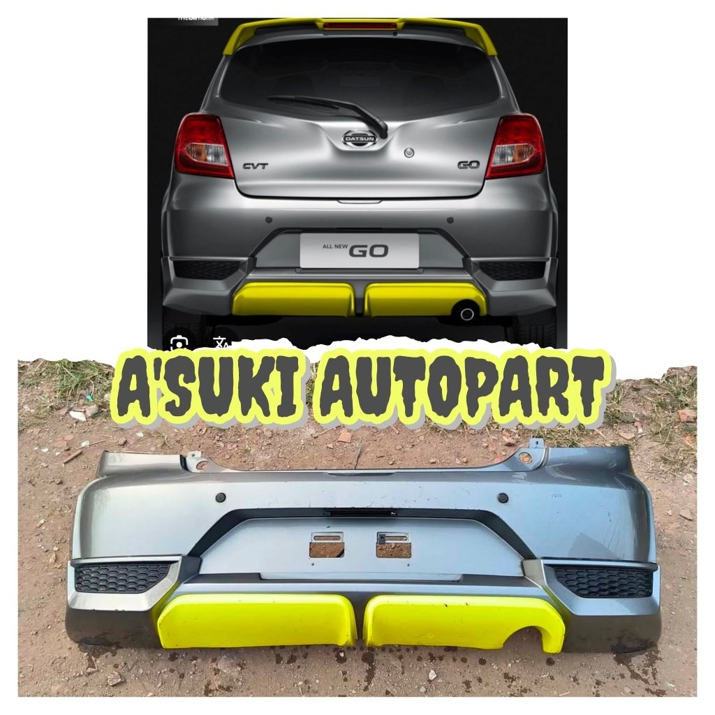 BEMPER BUMPER BELAKANG PLUS BODYKITE DATSUN GO