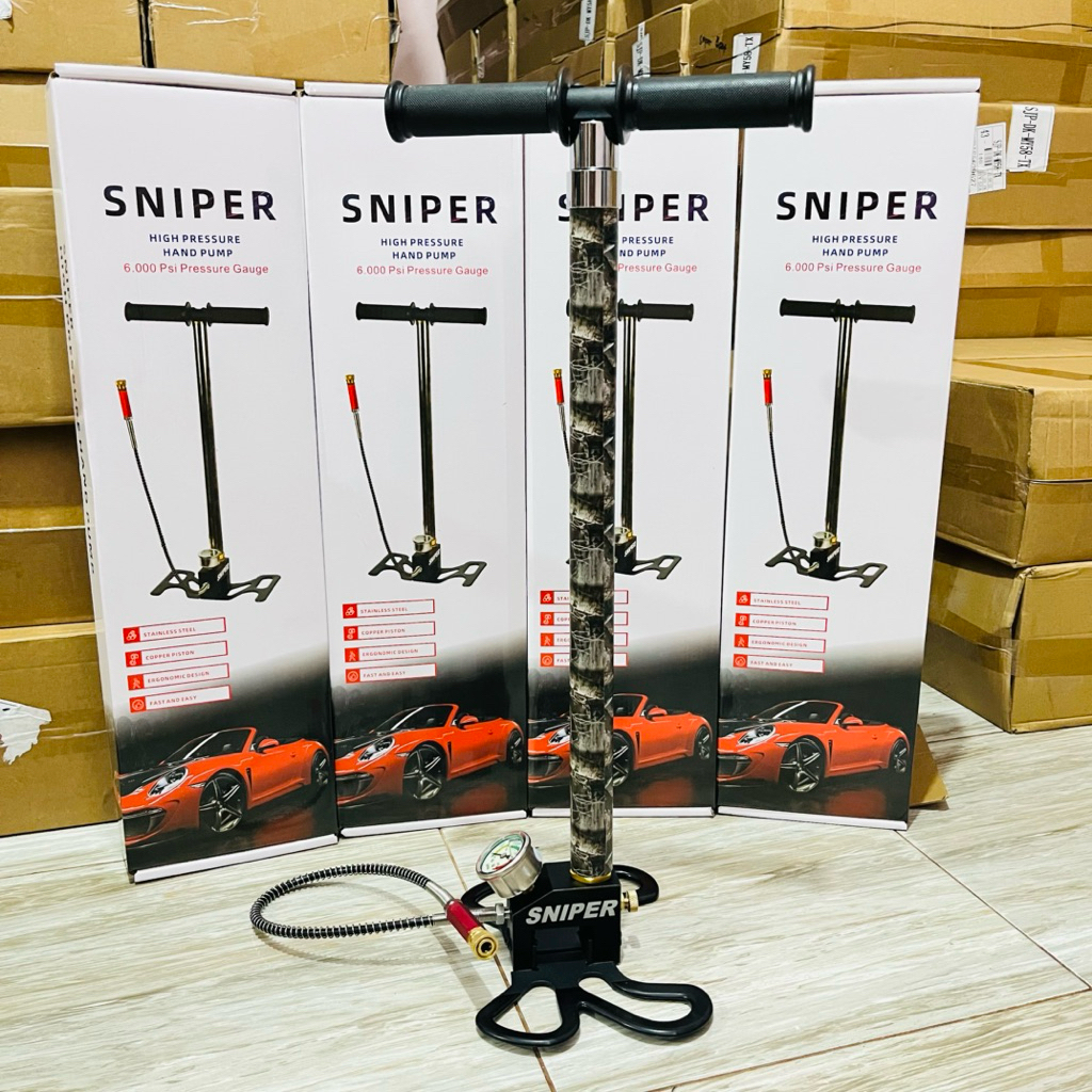 pompa pcp 6000 psi 4 stage SNIPER QD (quick disconect),pompa pcp sniper 6000 psi camo