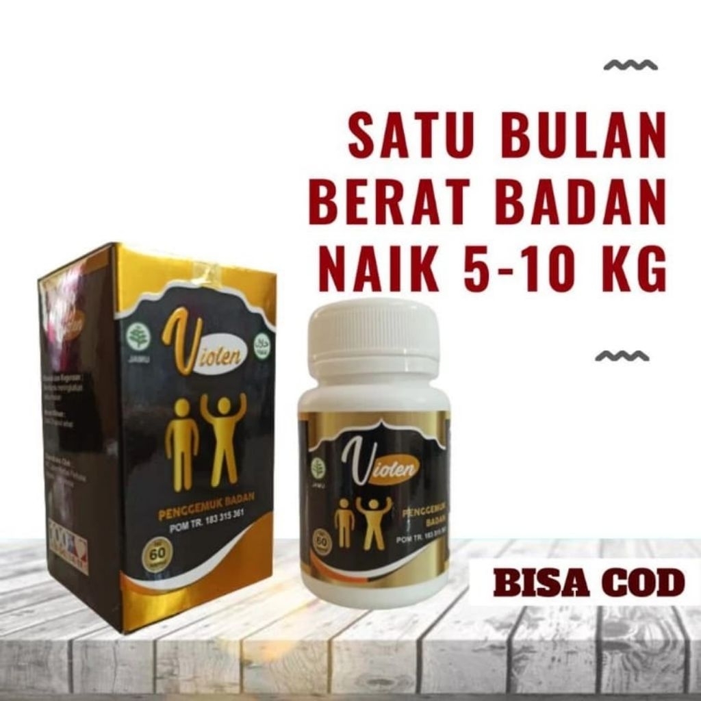 VIOLEN KAPSUL PENAMBAH BERAT BADAN ORIGINAL BISA BAYAR DI TEMPAT 100%ORIGINAL
