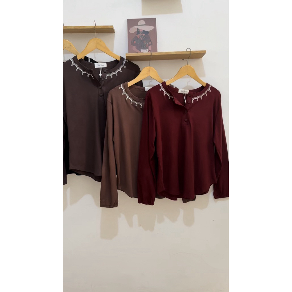 SL363 | KAOS LENGAN PANJANG by THE RICH IMPORT BANGKOK | KAOS TANGAN PANJANG WANITA | KAOS BANGKOK