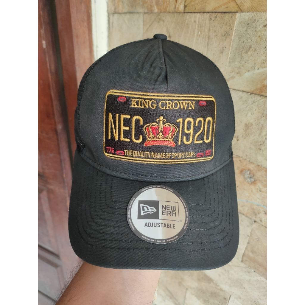 Topi Trucker/Jaring New Era Original Second Fashion Pria/Wanita