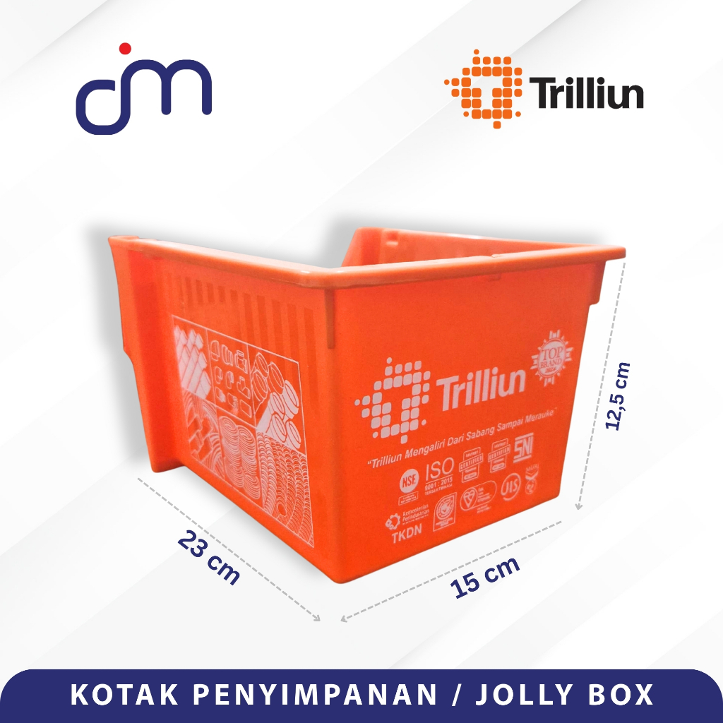 Jolly Box /  Kotak Sparepart / Storage Box (Trilliun)