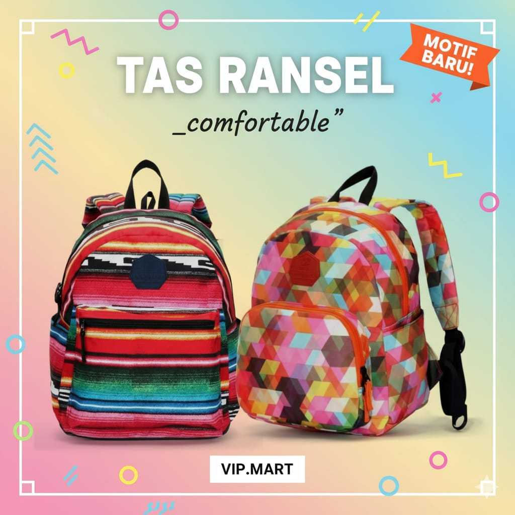 Tas Ransel Suissewin Bahu Punggung Ransel Anak Import Unisex Tas Anak Motif Rainbow Karakter Tas Sek