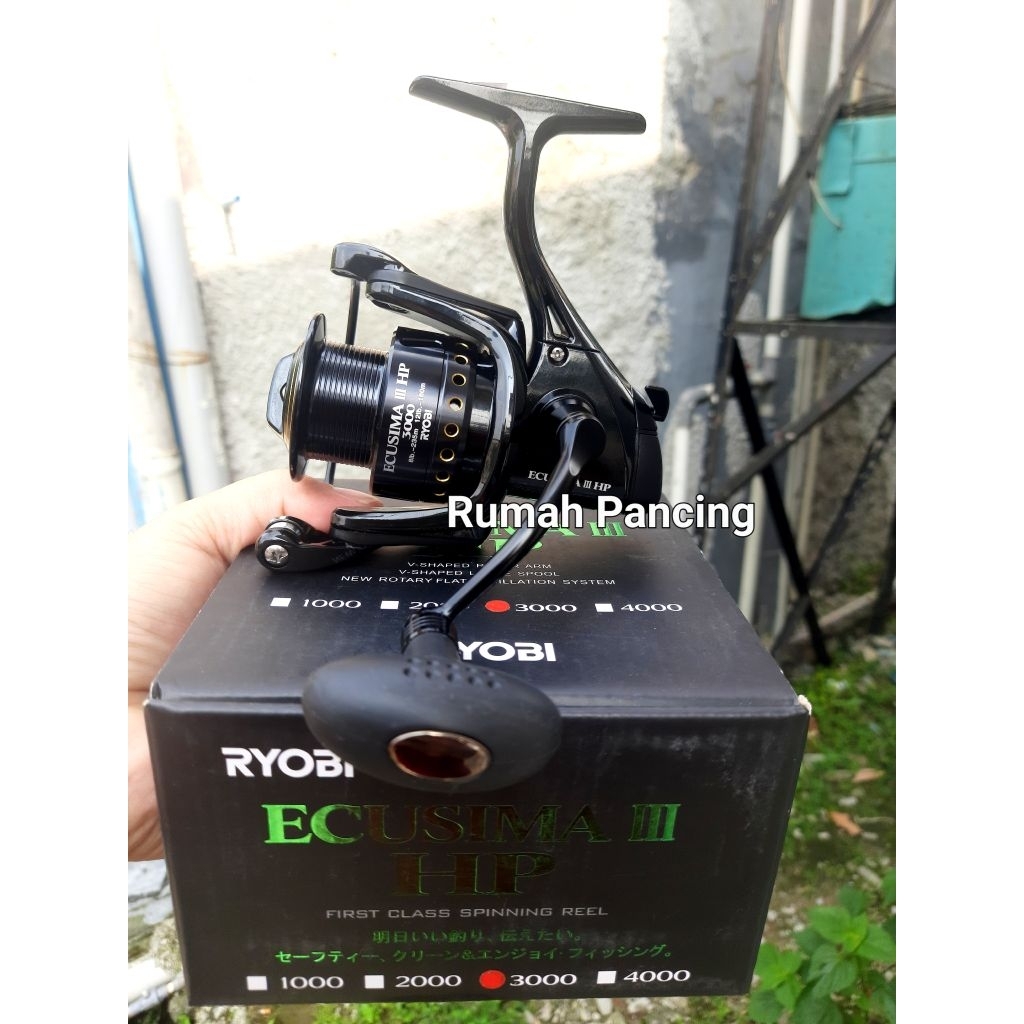 REEL PANCING RYOBI ECUSIMA III HP 3000 4000 6000 POWER HANDEL KATROL PANCING LAUT