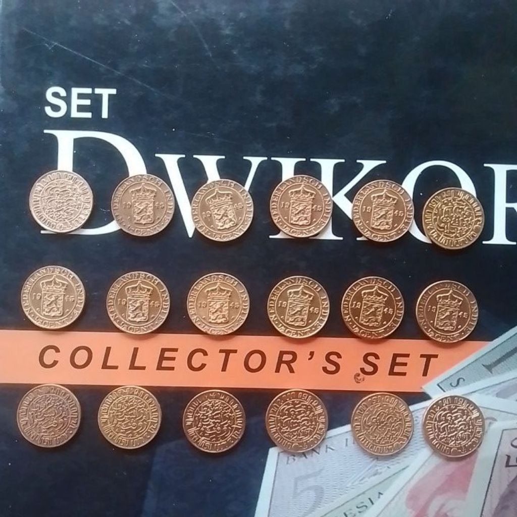 KOIN KUNO SETENGAH CENT TAHUN 1945