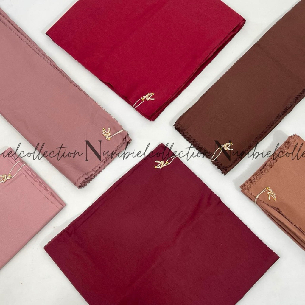 SEGIEMPAT VOAL POLOS AZARA POUCH LOGO Oskara Premium Metal Logo Polos Laser Cut EXCLUSIVE Hijab Segi