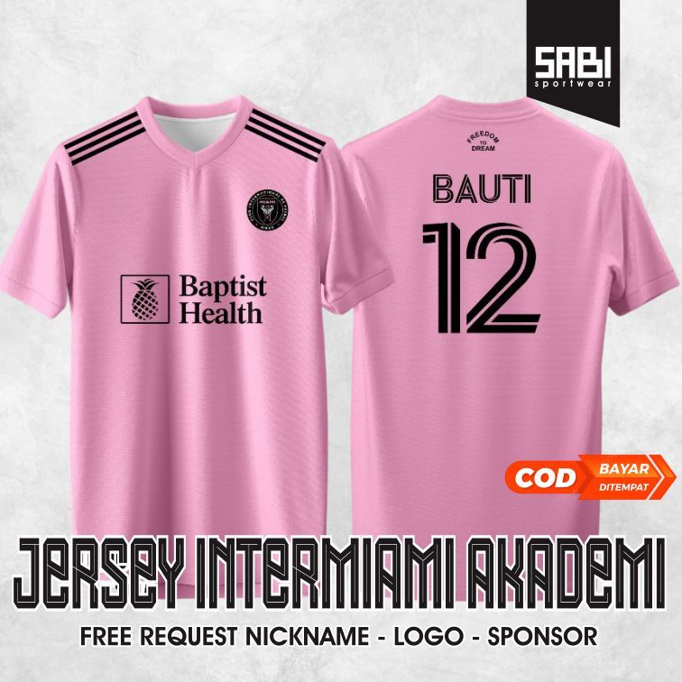 JERSEY BAJU KAOS INTER MIAMI 2025 PINK FREE REQUEST NAMA