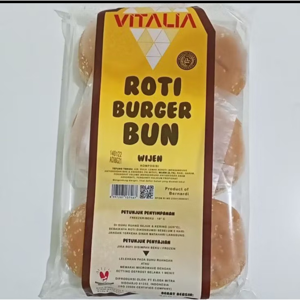 ROTI BURGER VITALIA BURGER BUN