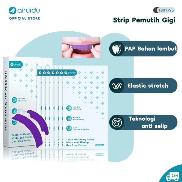 Airuidu TS07Pro Pemutih Gigi Seperti Bleaching PVP Cepat Putih Menthol Segar Perawatan Mulut