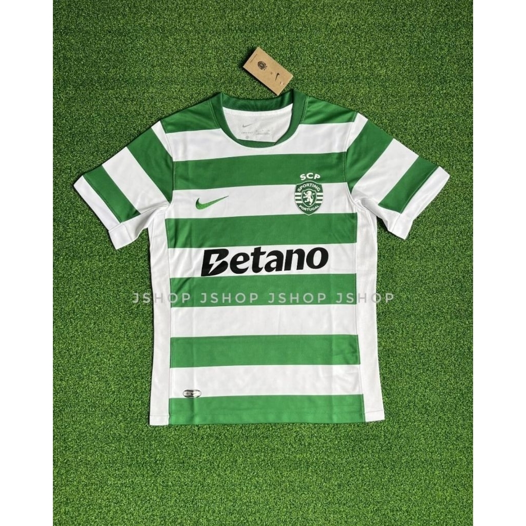 Jersey Kaos Baju Sepak Bola SCP Spoting CP Lisbon Lisboa Home Away 3rd Third Putih Hijau Liga Portug