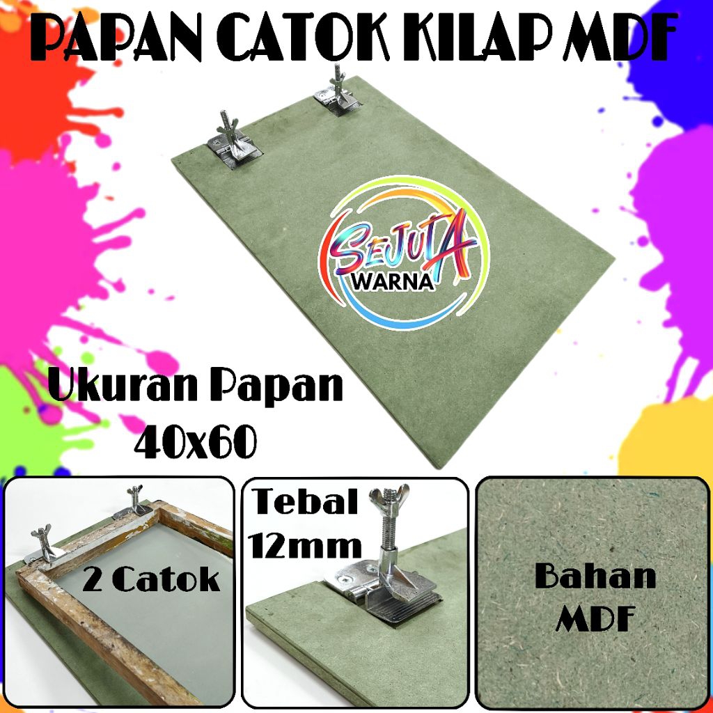 PAPAN CATOK BAHAN HMR PAPAN SABLON 40X60