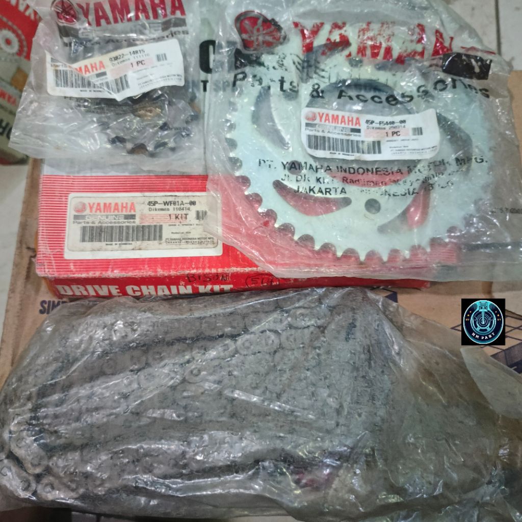 GEAR PAKET BYSON 45P-WF01A-00 45PWF01A00 45P WF01A 00 Chain & Sprocket Kit Girset / Gear Set YGP