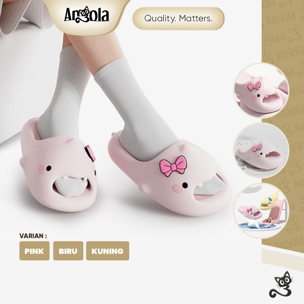 ANGOLA Sandal Karet EVA H14 Sandal Santai/Sandal Slip On Anti Licin Super Empuk Anti Pegal