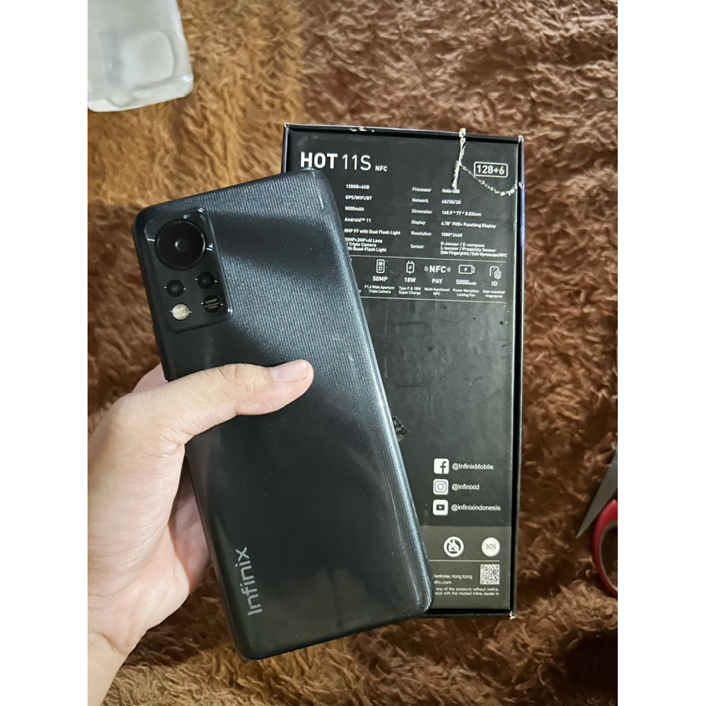 infinix hot 11s 6/128gb Nfc second