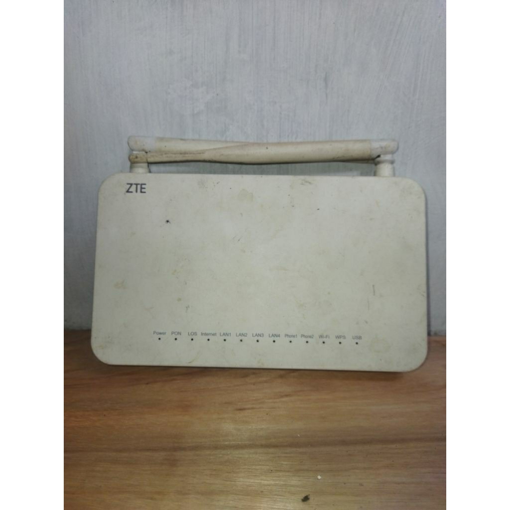 Router ZTE GPON ONT ZXHN F609 Bekas Matot/Nyala Power Saja/Port Lan Mati