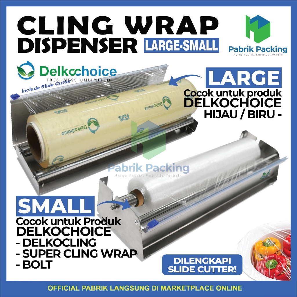 DISPENSER ALAT PEMOTONG PLASTIK WRAPPING CLING WRAP MAKANAN