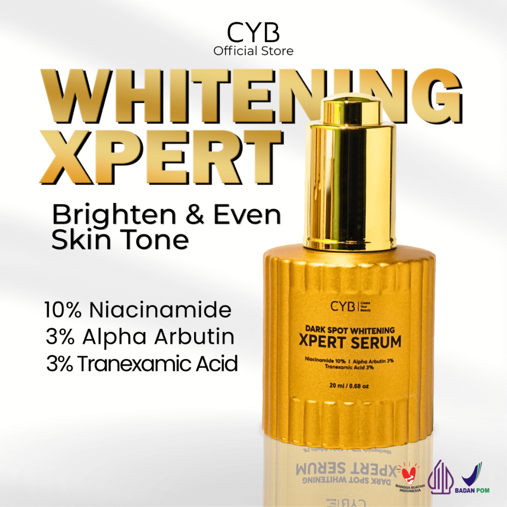 Serum DarkSpot Whitening Mencerahkan Wajah Memutihkan Kusam Bekas Jerawat Flek Hitam Dark Spot