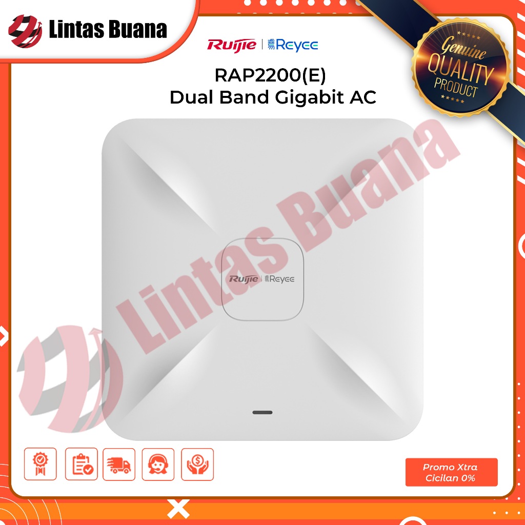 Ruijiee RG-RAP2200(E) Reyee Wi-Fi 5 1267Mbps Ceiling Access Point RG-RAP 2200 E