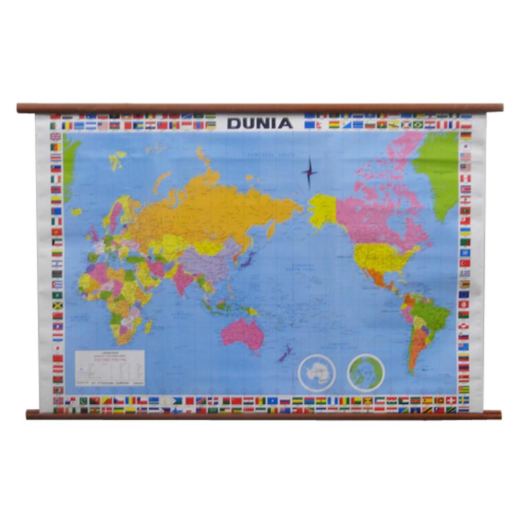 Peta Dunia (Bingkai)