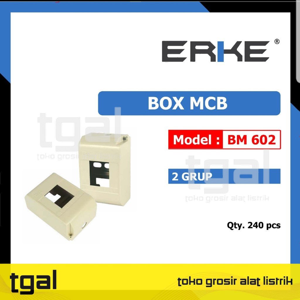 Erke Bok Mcb 2 ~ 4 Group / Box Mcb 2 Group