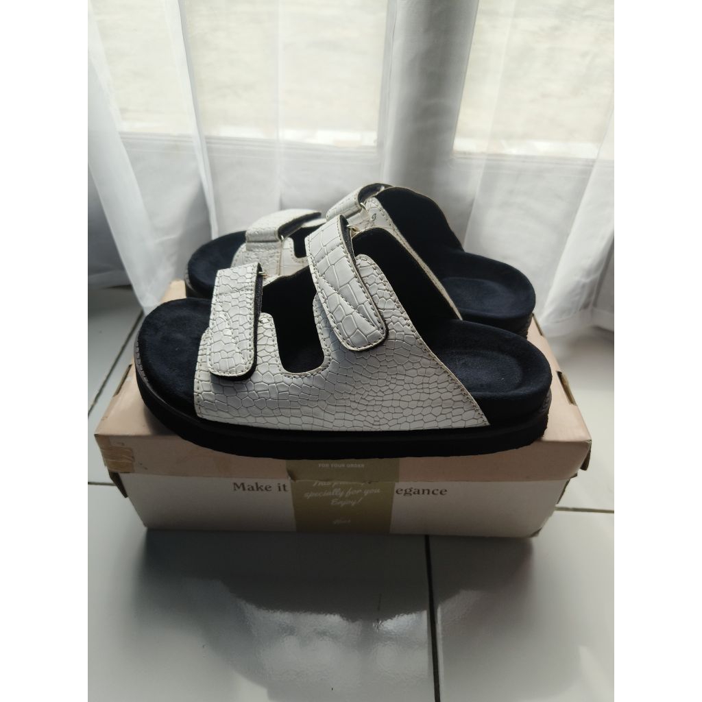 Sandal  Atozz Kaia croco white