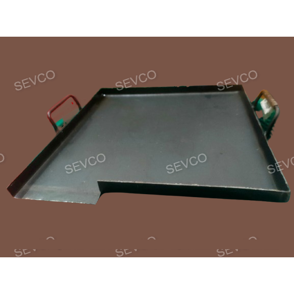 Kuali Burger Besi Hitam Besar / Wajan Kebab Roti Bakar