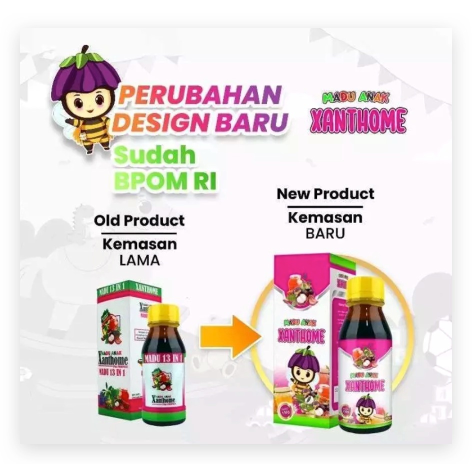 Vitamin anak Xanthome Madu Anak Vitamin Anak Untuk Kecerdasan Otak Anak Xanthome 13 in 1