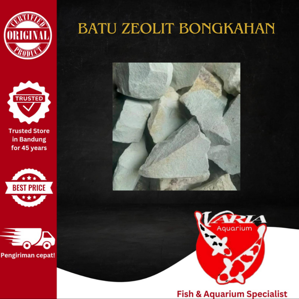 Batu Zeolit Besar / Batu Media Filter Zeolit Karungan