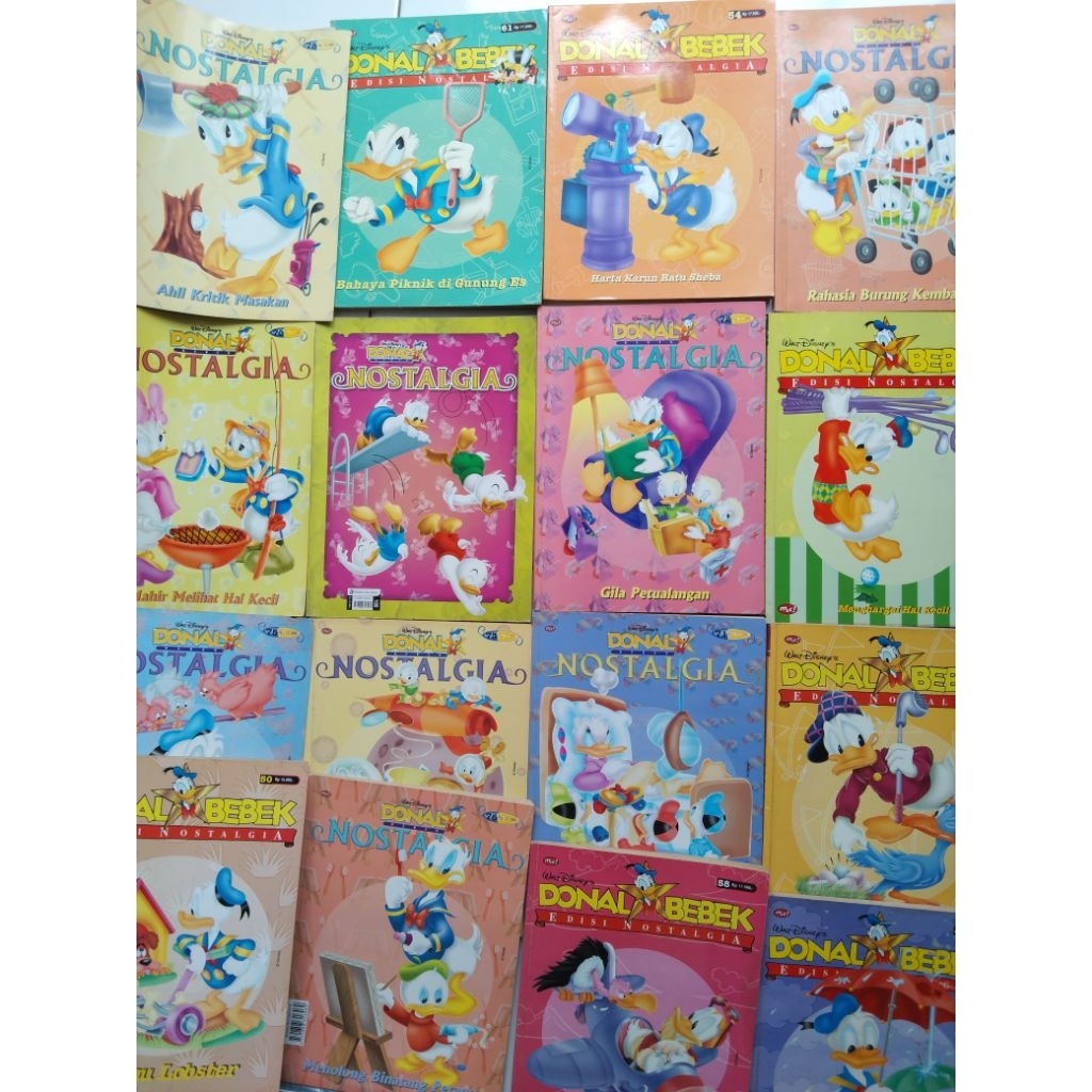 Komik DONAL BEBEK NOSTALGIA Satuan Komik Jadul Waly Dianey's Donal Bebek