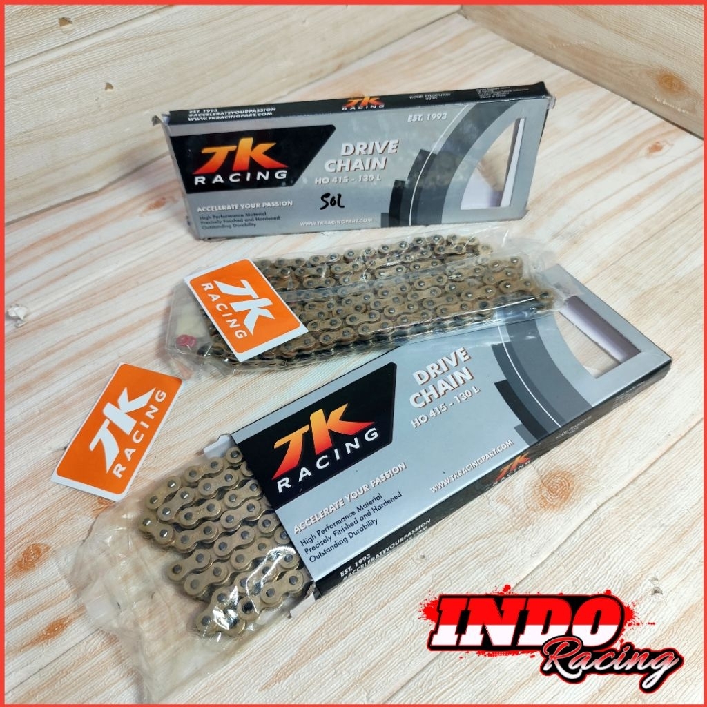 RANTAI TK RACING 415 O RING PANJANG 130L 140L 415HO ORIGINAL TK RACING