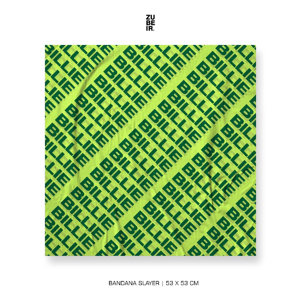 Bandana Billie Eilish / Billie Eilish Blohsh Bandana  / Billie Eilish