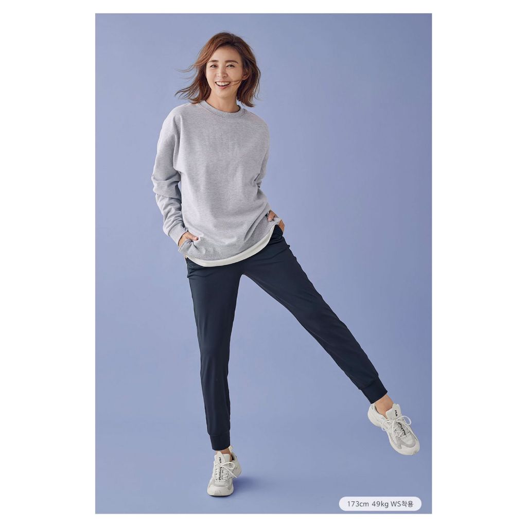 PLVD Celana Jogger pants Wanita Jogger Belly Training Olahraga Tebal/Warmtech STL