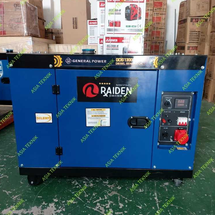 GENSET SILENT DIESEL 10000 WATT GENERAL