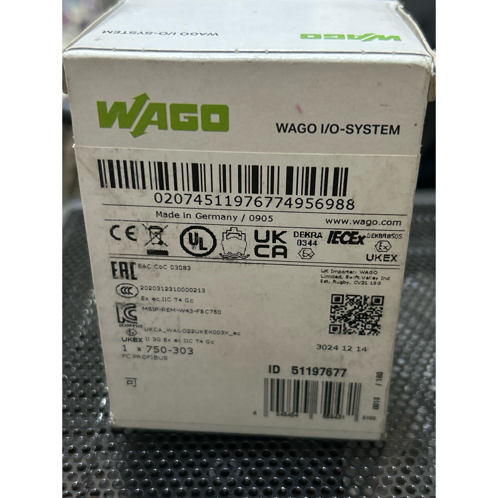 WAGO PROFIBUS 750-303 plc wago