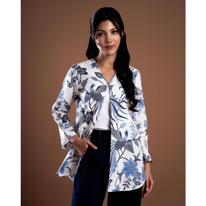 Batik Keris Outer Lengan Panjang Motif Keris Wilasa Waradana