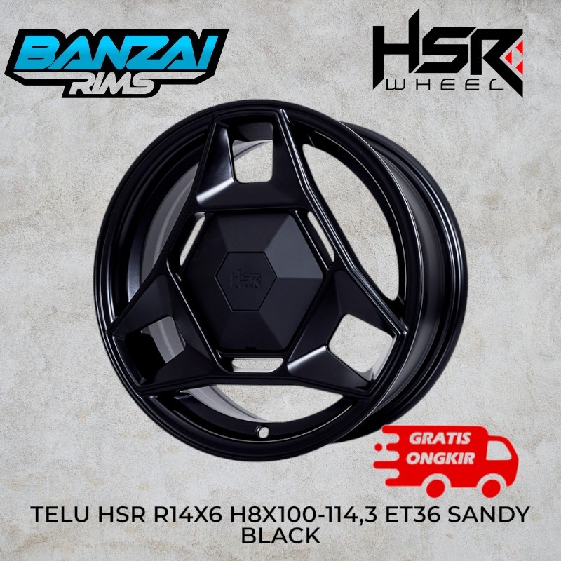 Velg Mobil Racing R14 Hsr Telu Pelek Karimun Altis Avanza Xenia Kijang Ring 14