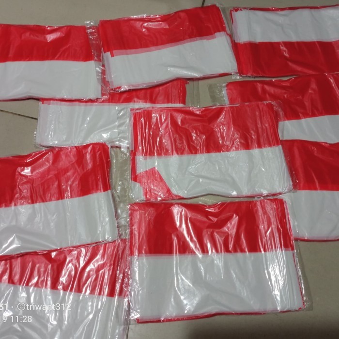 BENDERA MERAH PUTIH PLASTIK MP KECIL