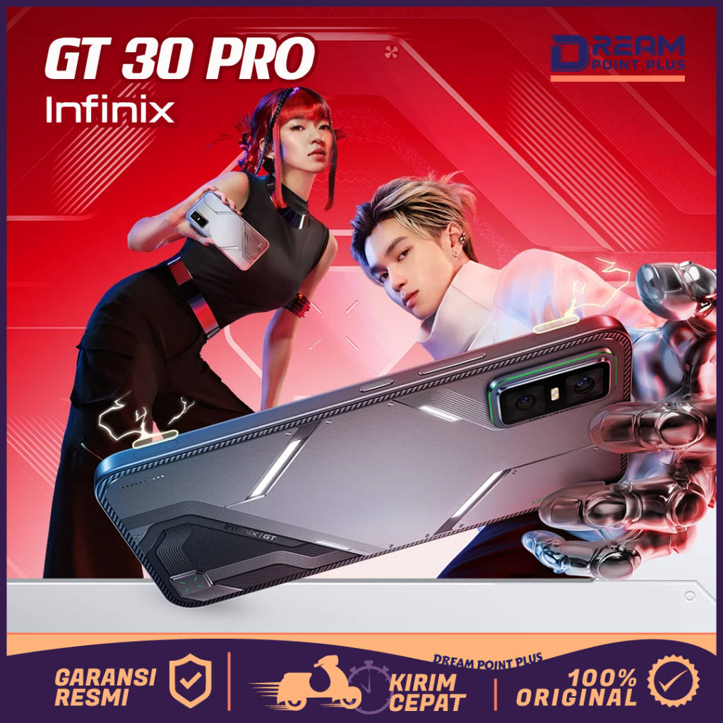 Infinix GT 30 Pro 5G 8/256GB NEW Dimensity 8350 Ultimate AMOLED HP Gaming Original Garansi Resmi